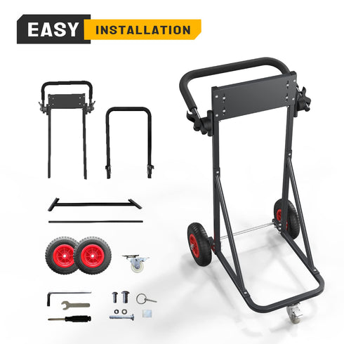 TUFFIOM 440lbs Boat Motor Engine Carrier Dolly Cart With Wheels